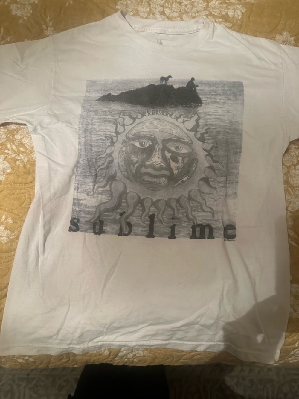 Zion Rootswear White Short Sleeve Sublime Sun Graphic Tee